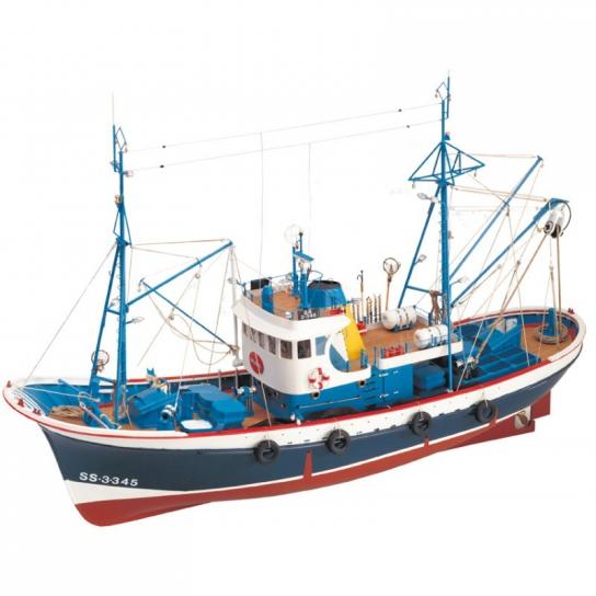 Artesania - 1/50 Marina II Wooden Fishing Boat Kit (RC Capable) image