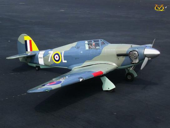 VQ Model - Hawker Hurricane EP/GP 46 Size ARF image