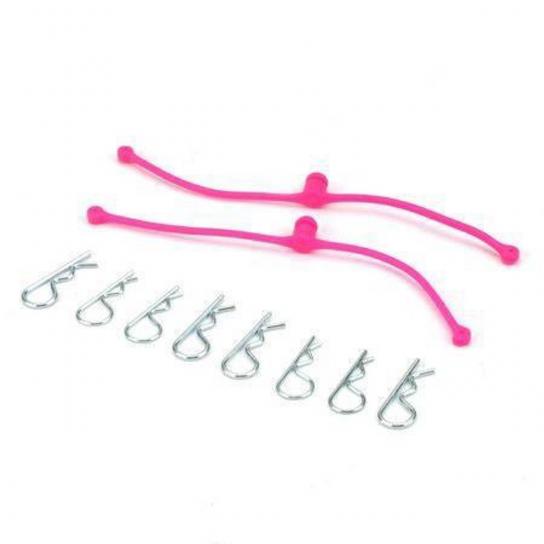 Dubro - Body Clip Retainers Pink image