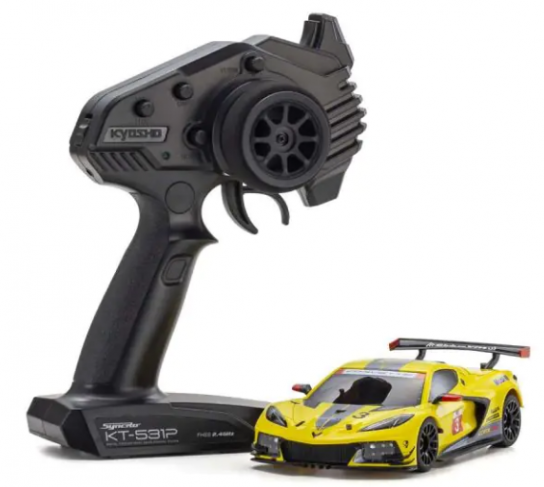 Kyosho - Corvette C8R MR-03 RWD MINI-Z Readyset Yellow image