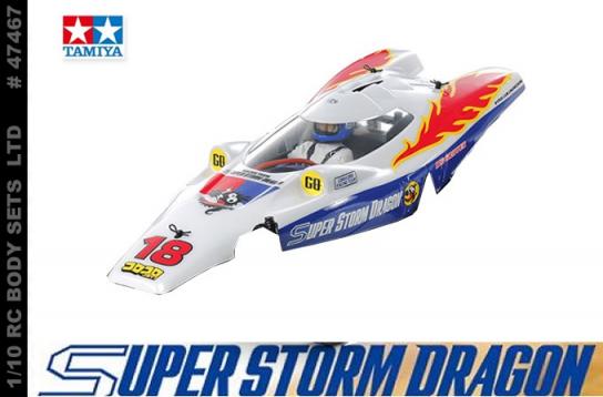 Tamiya - 1/10 Super Storm Dragon Clear Lexan Body Set image