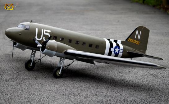  VQ Model - DC-3 EP/GP 25 Size US Army Version ARF image