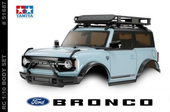 Tamiya - 1/10 Ford Bronco 2021 Clear Lexan Body Set image