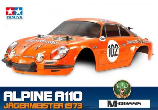 Tamiya - 1/10 Alpine A110 Jaeger Clear Lexan Body Set image