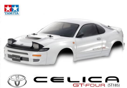 Tamiya - 1/10 Toyota Celica GT-FOUR RC ST185 Clear Body Set image