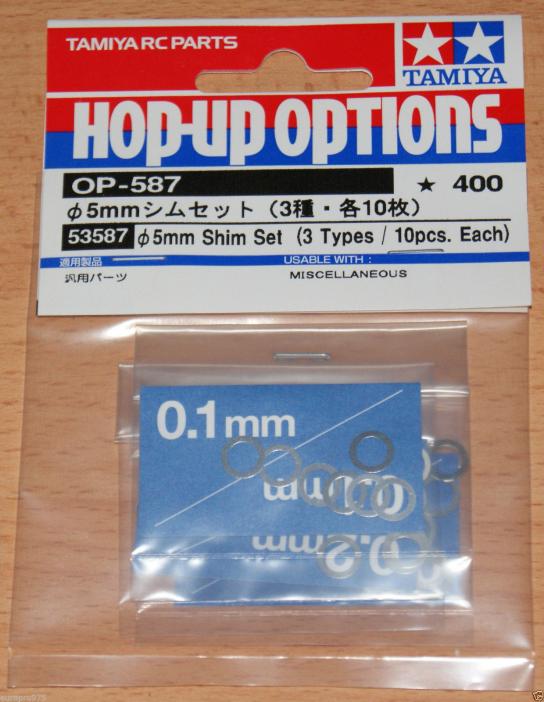 Tamiya - 5mm Shim Set (3 Types / 10pcs each) image