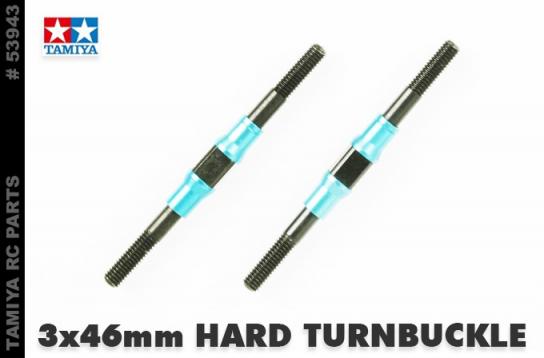 Tamiya - Hard Turnbuckle Shafts 3x46mm (2pcs) image