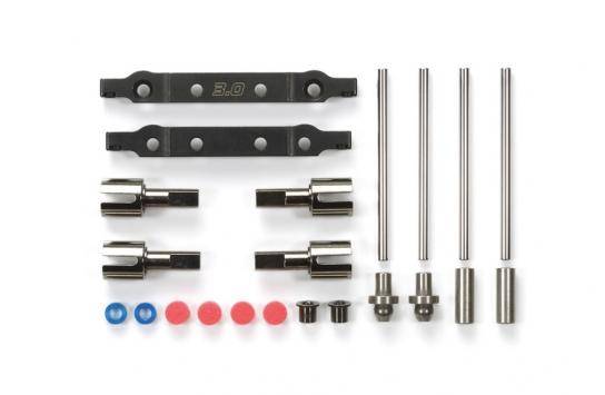 Tamiya - TT-02 Type-S Steel Suspension Mount Set image