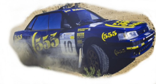  RCNZOOM - 1/10 Subaru Legacy #555 WRC Lexan Body image
