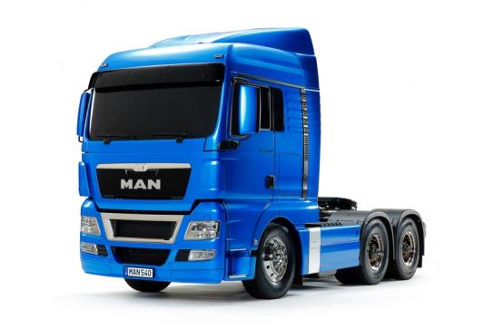 Tamiya - 1/14 MAN TGX 26.540 6X4 XLX Met. Blue Kit image