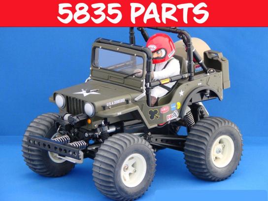 Tamiya - Wild Willy K4 King Pin 2pc (Vintage 5835) image