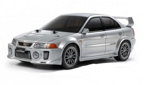 Tamiya - 1/10 Mitsubishi Lancer Evo V TT-02 Kit image