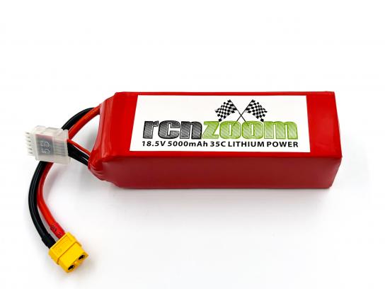  RCNZOOM - 18.5V Li-Po Battery 5000mah 35C XT60 image
