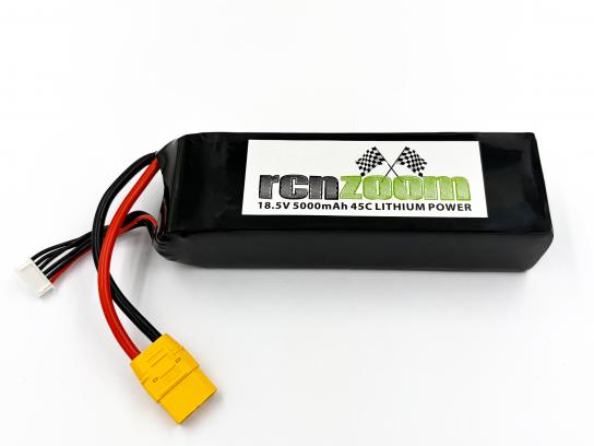  RCNZOOM - 18.5V Li-Po Battery 5000mah 45C XT90 image