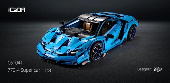 CaDA Block - 1/8 Lamborghini Centenario Block Set 3842pcs (Lego Technic Style)  image