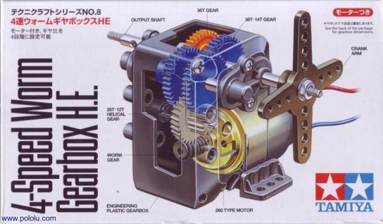 Tamiya - 4 Speed Worm Gear Box Kit image