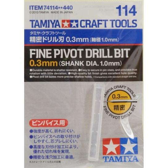 Tamiya - Fine Pivot Drill Bit 0.3mm image