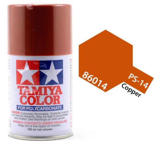 Tamiya - PS-14 Polycarb Copper Spray 100ml image