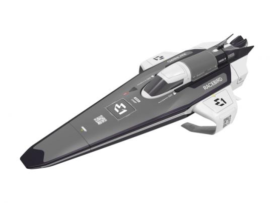 Joysway - E1 Racebird Lite Hydrofoil R/C Boat RTR Complete White image