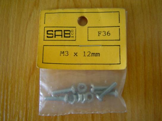 SAB - M3x12mm Nuts and Bolts (5) image