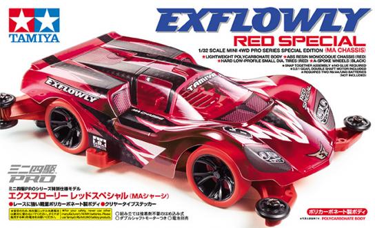 Tamiya - 1/32 Mini 4WD JR Exflowly Red Special(MA Chassis) image