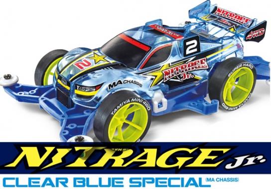 Tamiya - 1/32 Mini 4WD Nitrage Jr Clear Blue Special (MA Chassis) image