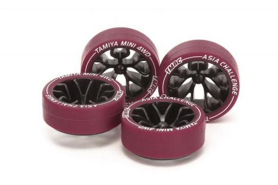 Tamiya - Tires & Carbon Wheels TMAC Mini 4WD image