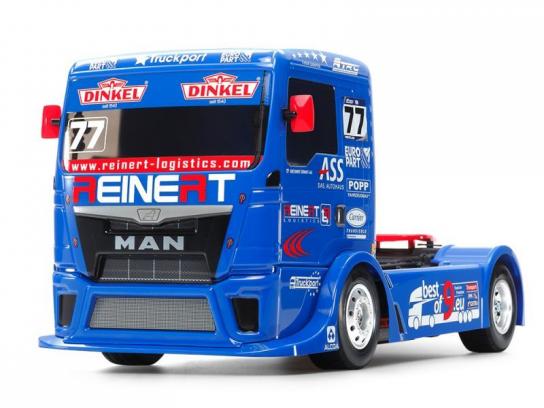 Tamiya - 1/14 MAN TGS Team Reinert TT-01E Racing Truck Kit image