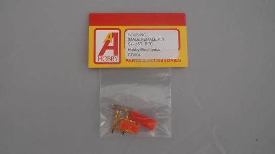 A Hobby - Housing Male/Female Pins JST BEC image