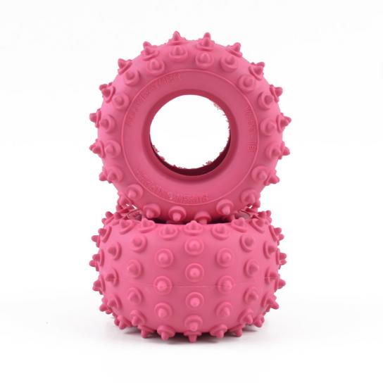 Tamiya - Pink Tyres Rear (2pcs) - From the Jun Watanabe Hornet image