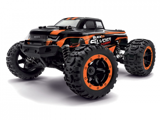 BlackZon - 1/16 Slyder Monster Truck Turbo 4WD Brushless RTR Orange image