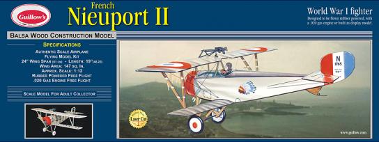 Guillows - French Nieuport II Balsa Kit image