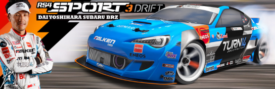 HPI - 1/10 Subaru BRZ RS4 Sport Drift EP Readyset Complete 'Dai Yoshihara' image