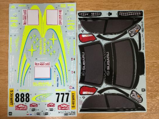 Tamiya - Subaru Impreza WRC 2003 Sticker Set image