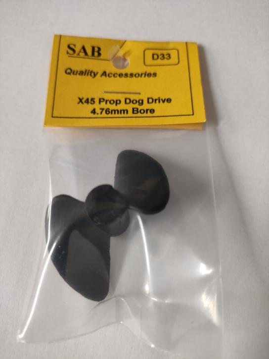 SAB - Prop 2 Blade X45 Dog Drive 4.76mm Bore image