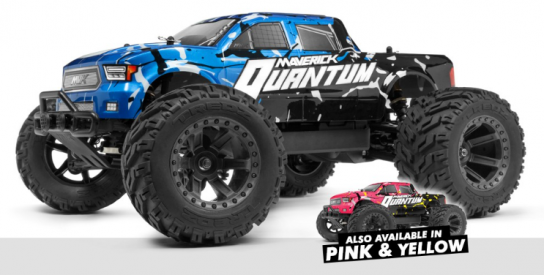 Maverick - 1/10 Quantum MT Monster Truck Blue/Silver RTR Complete image