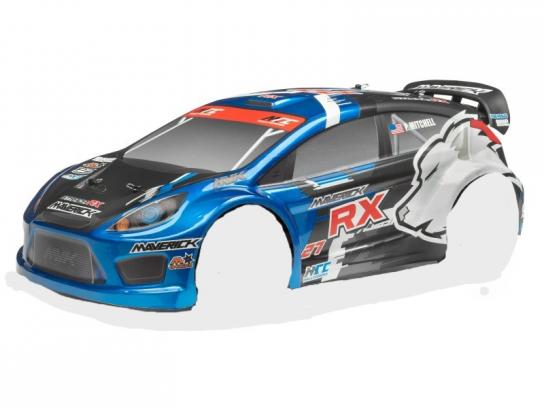 Maverick - 1/10 Strada RX Rally Blue Painted Lexan Body image