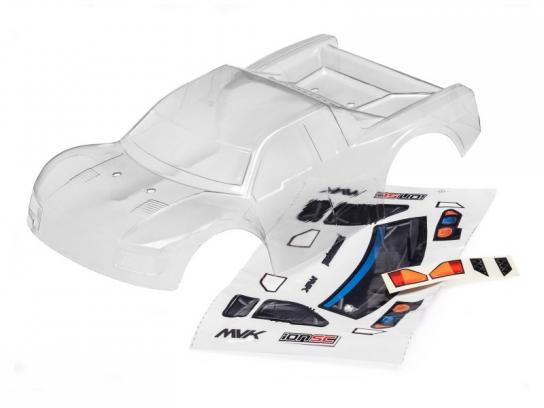 Maverick Part Clear Short Course Body with Decals (ION SC) image