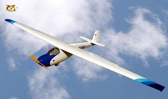 VQ Model - Motorspatz Glider EP 2.5m Wingspan ARF Kit image