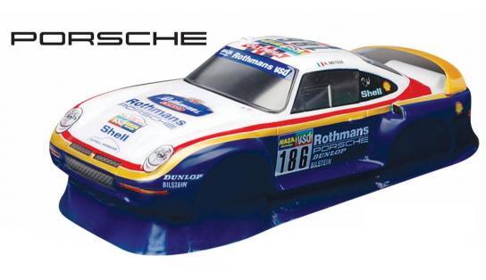  RCNZOOM - 1/12 Porsche 959 Rothmans Clear Lexan Body Set image