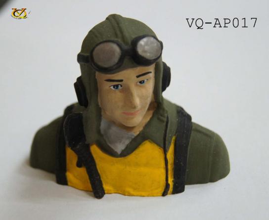 VQ Model - Pilot WWII Military Painted 46 Size image