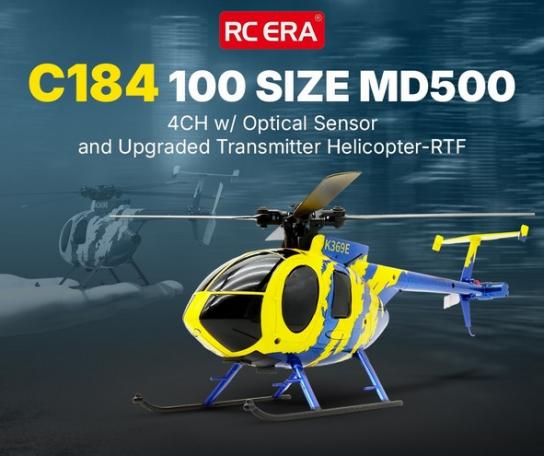 RC ERA - MD500 Gyro Stabilised R/C Helicopter RTF Complete image