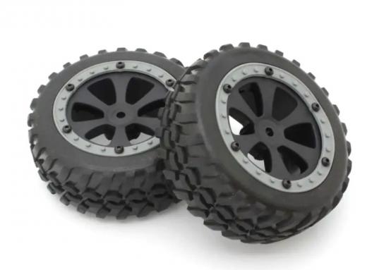 Kyosho - Sand Master Wheel with Tire Grey Rim (2pcs) image