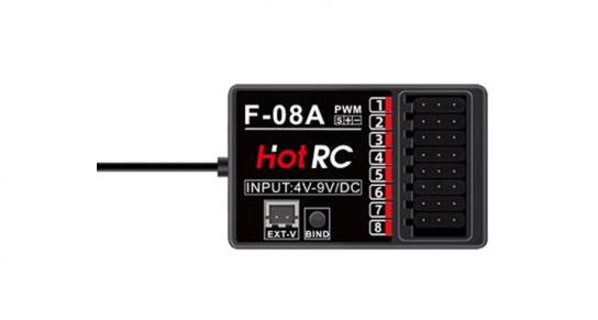 HotRC - F-08A 8-Channel Receiver FHSS 2.4G Receiver image