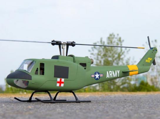 FlyWingRC - UH-1 Iroquois 'Huey' 2-Blade Scale Helicopter RTF image