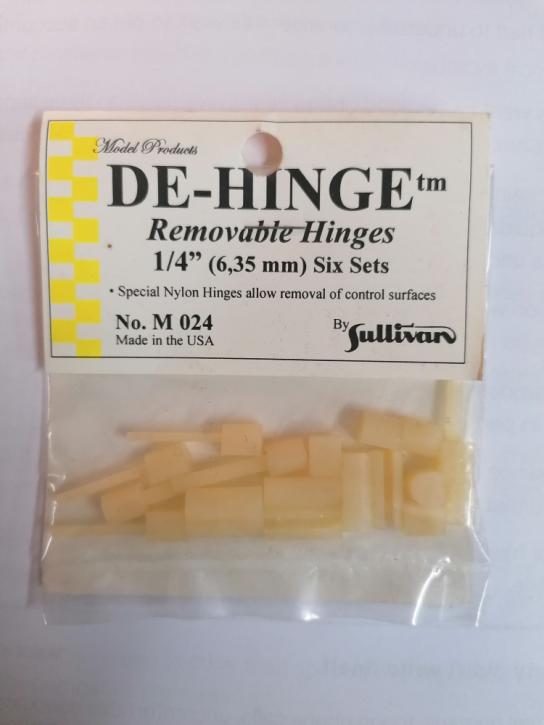 Sullivan - De-Hinge Removable Hinges 1/4" (6pcs) image