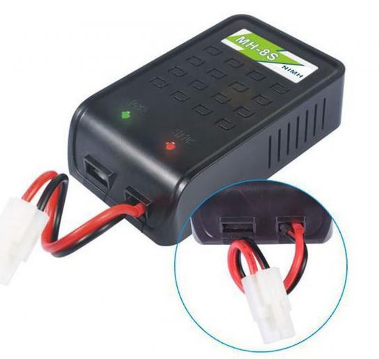  EV-Peak - MH-8S AC 12W 1A Ni-Mh Battery Charger with Wall Plug image