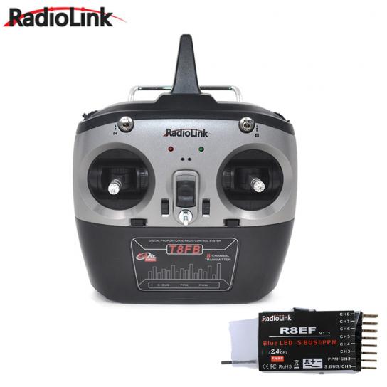  RadioLink - T8FB 8ch Programmable 2.4G FHSS Radio Set with S-Bus image