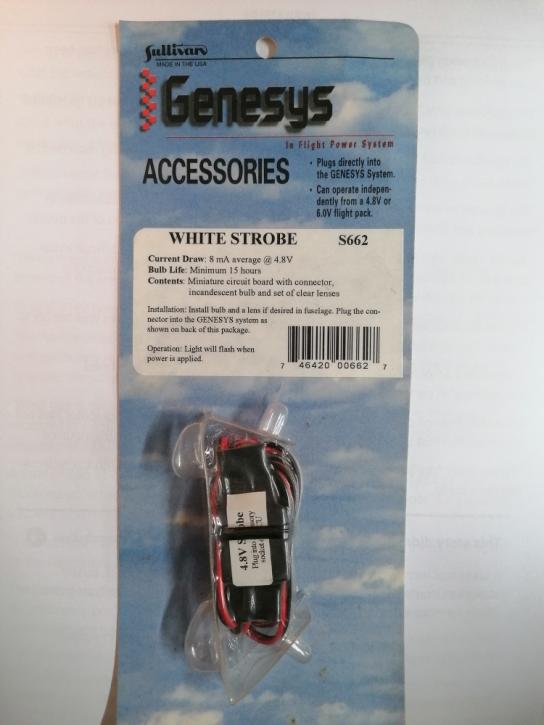 Sullivan - Genesys Standard Navigation Lights - White Blinking Strobe image