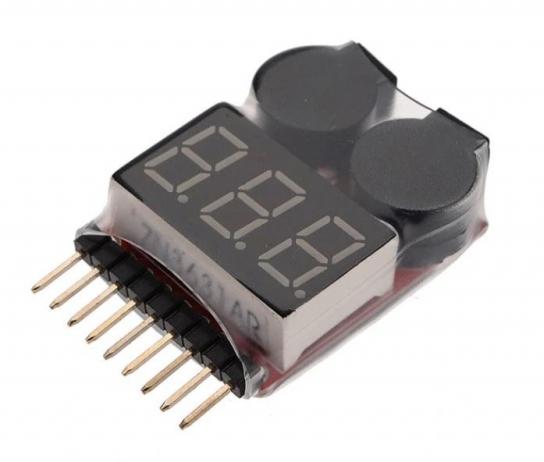 RCNZ - Battery Voltage Meter Checker/Tester/Alarm 1~8S image